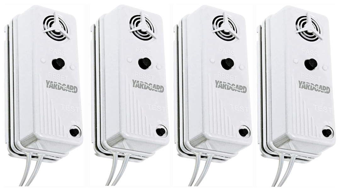 YardGard 4-Pack UL 2017 Compliant Wireless Pool Door Safety Alarm, Water-Resistant, ETL Certified, Easy Installation, Suitable for Pool Gates and Sliding Doors, 120dB Siren