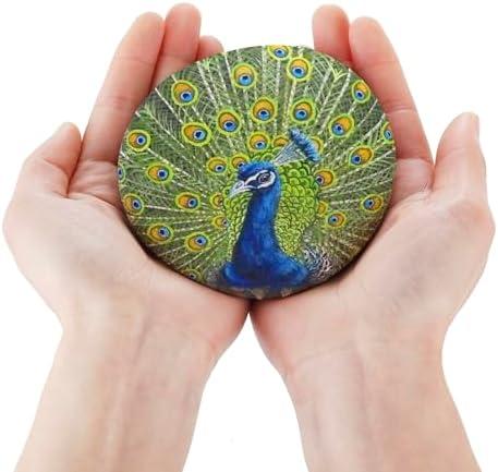 ROCART 12 PCS Large Rocks for Painting, 3.15-4.15 Inches Flat Painting Rocks for Arts & Crafts, Natural Smooth River Rocks for Painting, Kindness Rocks, Decoration, DIY, Crafting Gift