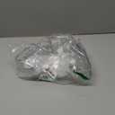 Qtip Holder Dispenser, 3 Pack Wall Mounted Plastic Cotton Pad Holder, Cotton Ball, Swabs, Floss, Makeup Organizers Containers for Vanity Bathroom (Clear, 3 Pack)