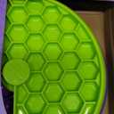 Outward Hound by Nina Ottosson Lickin Layers 3-in-1 Interactive Dog Feeder Puzzle, Lick Mat & Slow Feeder Bowl - Mental Stimulation Toy for Medium & Large Dogs, 2 Cup Capacity, 10.4 in x 2.8 in (Lickin Layers (Green, Purple, Blue))