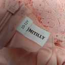 Eightale Blush Pink Junior Bridesmaid Dresses Chiffon Square Neck Long Flower Girl Dress Teen Ruffle Sleeve Maxi Wedding Party Gown 6-16 Years Size 10-11 (Pink)