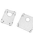 Starstar 60/40 or 40/60 Double Bowl Kitchen Sink Bottom Two Grids, Stainless Steel, 17" x 15",15" x 11", Big-16 7/8" x 14 7/8, Small- 14 7/8" x 10 7/8