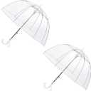 RONIARE Kids Clear Bubble Umbrellas for Rain Dome Windproof Umbrella for Kid Girls and Boys