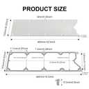 LS Gen 3 Valley Pan Cover Plate Low Profile with Gasket and Seals Compatible with LSX LS1 LM7 LR4 LQ4 LS6 L59 LQ9 LM4 L33 (Silver)