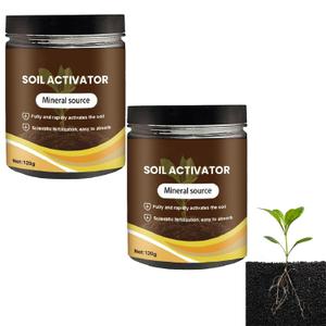 2Pcs Soil Activators,Soil Pro Activator,Nauticos Soilactivator,Premium Soil Activated Treasure for Plants,Garden Beds for Cultivation,Potting Mix and Seedling Compost,Promoting Plant Rooting (120g)
