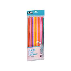 Super Flex Straws 75ct