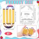 Teacher Supplies Back to School Jumbo Paper Clips Teacher Appreciation Gift 4 Inch Acrylic Paperclip Bookmark Gift Set Big Personalized Paper Clips for Book Lovers 12Pcs