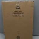 Bemis 1500EC Durable Wood Toilet Seat with Easy Clean Hinges, Made in USA, Elongated, Biscuit