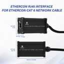 PRORECK 4-Channel XLR to Ethercon RJ45 Cat6 Snake Cable 3-Pin DMX & Audio Extender, 3 Feet, Ideal for Stage Lighting, Live Sound & Recording Studios (Female and Male Pair)