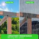 Pergola Brackets 4-Way Right Angle Corner Bracket DIY Elevated Wood Stand 2PACK with Screws for 4x4 (Actual: 3.5x3.5 Inch) Lumber Pergola Gazebo