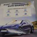 KUST Windshield Sun Shade for Mazda CX-5 2017-2024 2025 2026 CX5 Accessories Window Shade Sun Visor Protector Blocks UV Rays Keep Car Cooler