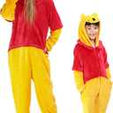 Funziez! Slim Fit Adult Onesie - Animal Halloween Costume - Plush Unisex One Piece Cosplay Suit for Women and Men