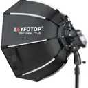 T&YFOTOP 47.2 inches/120 Centimeters Octagonal Softbox with S-Type Bracket Mount, Carrying Case Compatible with Camera Flash Speedlites TT560 NW565 NW625 NW635 NW670 750II, etc (120cm softbox