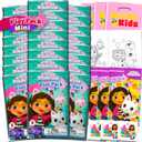 Gabby's Dollhouse Mini Party Favors Set for Kids - Bundle with 24 Mini Gabby's Dollhouse Grab n Go Play Packs with Coloring Pages, Stickers and More (Gabby's Dollhouse Birthday Party Supplies)
