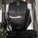 Redragon M913 Impact Elite Wireless Gaming Mouse, 16000 DPI Wired/Wireless RGB Mouse with 16 Programmable Buttons, 45 Hr Battery and Pro Optical Sensor, 12 Side Buttons MMO Mouse (Black)