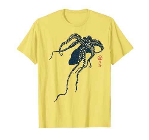 Japanese Aesthetic Asian Vintage Kraken Octopus T-Shirt Size XS