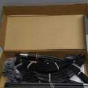 Garden Obelisk Trellis for Climbing Plants Outdoor 6 Ft Rose Bush Round Trellis for Pots Rustproof Metal Plant Flower Trellises for Clematis Vine Jasmine Support Outdoor Indoor (Black)