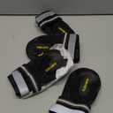 QUMY Dog Shoes for Large Dogs, Medium Dog Boots & Paw Protectors for Winter Snowy Day, Summer Hot Pavement, Water-Resistant in Rainy Weather, Outdoor Walking, Indoor Hardfloors Skid-Resistant Sole (Size 8: 3.0''x3.3"(W*L) (Pack of 4))