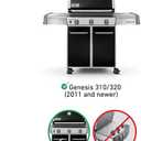 Uniflasy 1836-13 7628 Grill Igniter Kit for Weber Genesis 310, Genesis 320 Gas Grills with Front Mounted Control (2011 - Newer), Electronic Igniter Kit for Weber Genesis 300 Series