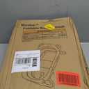 MoreFeel Collapsible Baby Bathtub for Newborn with Thermometer & 1 Hooded Towel & 1 Soft Floating Cushion,Portable Travel Bathtub with Drain Hole, Durable Foldable Baby Tubs for Infants to Toddler (Grey)