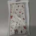 Clear for Samsung Galaxy S23 Ultra Christmas Case,Crystal Soft TPU Anti-Drop Shockproof Protective Cover/Love Heart Happy New Year Phone Case for Samsung Galaxy S23 Ultra Women (hearts and stars)