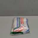 Womens Crochet Knit Cropped Sweater Short Sleeve Polo Collar Jumper Button Up Striped Sweater, M