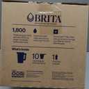 Brita Water Pitcher, Everyday Elite Filter, Removes 99% of Lead, Includes 1 Filter, 10-Cup Capacity, White