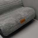 Gardner Pet Dog Stairs for Small Dogs 19.7" H, Curved 4-Step Pet Stairs, Dog Steps for High Bed (18-24 in), Couch with Durable Non-Slip Waterproof Fabric Cover and CertiPUR-US Certified Foam (Grey)