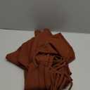 PRETTYGARDEN Women's Elegant Midi Bodycon Dress Sleeveless Backless Ruffle Hem Mermaid Formal Cocktail Wedding Guest Dresses (Coffee, Medium)