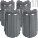 Dock Corner Bumpers,Boat Dock Bumper,Corner Dock Bumper Fenders,Dock Bumpers Marine,Boat Dock Bumpers for Edging,Includes Mounting Hardware(4Pack), Grey