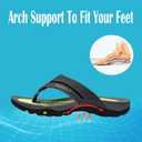 Pulltop Flip Flops for Men, Mens Thong Sandals Waterproof Shower Sandals Summer Outdoor Slippers Non Slip Beach Sandals for Men, 11 Grey