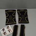 Copper Knee Braces with Strap for Knee Pain Women and Men(2 Pack), Knee Compression Sleeve for Arthritis, ACL, Meniscus Tear, Joint Pain Relief, Knee Support for Working, Running, Weightlifting(M)