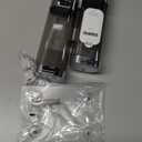 2-Chamber Soap Dispensers Wall Mount,400ml Bathroom Shower Pump Dispenser,Press Manually Lotion Shower Soap Dispenser Usefor Home,Bath,Kitchen,Hotels,Restaurants(Silver)