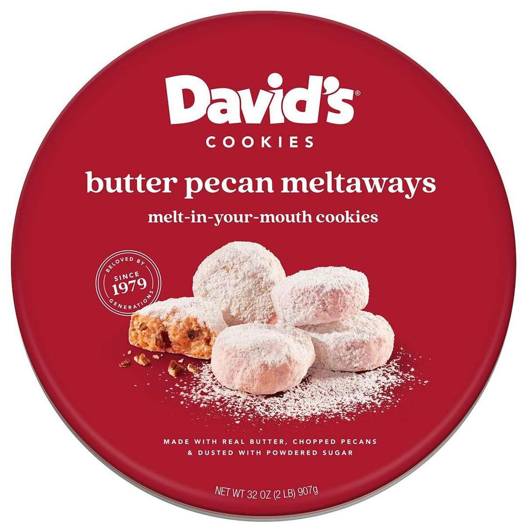 David's Cookies Butter Pecan Meltaways 907g (32 oz (Pack of 1))