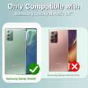 Fiyart Designed for Samsung Galaxy Note 20 Case with Phone Stand Holder Cute Love Hearts Protective Camera Protection Cover with Wrist Strap for Women Girls for Galaxy Note 20 6.7"-Black