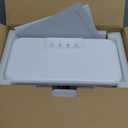 Ahopegarden Indoor Garden Hydroponics Growing System: 10 Pods Plant Germination Kit Herb Vegetable Growth Lamp Countertop with LED Grow Light - Hydrophonic Planter Grower Harvest Lettuce (White)