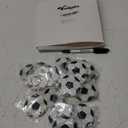 Taiyin 18 Pack Large Size Soccer Acrylic Keychain Bulk with 1 Black Marker for DIY Sublimation Vinyl Sticker DIY Craft for Personalized Soccer Party Favor Gift Fillers Bag Team Gift Birthday Ornament