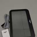 Atomic Clock,10" Digital Clock Large Display, Wall Clocks Battery Operated with Backlight, Wireless Outdoor Sensor, Alarm Clock Indoor Outdoor Temp, 4 Time Zones, Auto DST, Clock for Bedroom (Black)