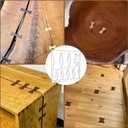 10 in 1 Router Templates for Woodworking,Butterfly Inlay Template,Wood Bowtie Router Templates Jig Bowtie Inlay Kit for Precise,Cuts Butterfly Inlay Template Decorative