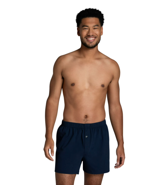 Fruit of the Loom mens Tag-free Knit Boxer Shorts, Relaxed Fit, Moisture Wicking, Assorted Color Multipacks (Large) 6-Colors