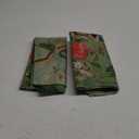 Green Chinoiserie Pillow Cover 18x18 Inch Vintage Bird Flower Throw Pillow Covers Farmhouse Floral Decorative Pillowcase Outdoor Cotton Square Cushion Cover for Couch Sofa Bedroom Decor (Pack of 2)