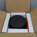 Drink Table Pedestal, Round Side Table, Drink Tables for Small Spaces, Pedestal End Table, Small Pedestal Table (Black)