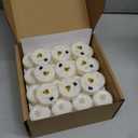 Raycare 50 Pack Battery Operated Tea Lights Candles, Long Lasting Fake Candles, Flameless LED Tea Lights, Electric Candle for Wedding, Centerpieces, Home Decor, Halloween, Christmas