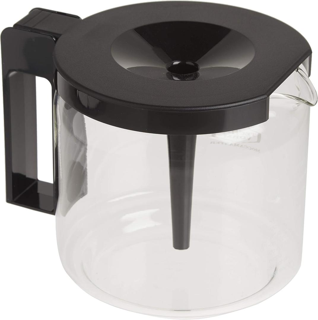 Technivorm 89830 1.25L Glass Carafe, for KBG Brewers, Clear/Black
