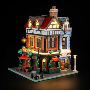BRIKSMAX 2.0 Light Kit for Lego Tudor Corner Building Sets-Innovative Led Lighting Compatible with Lego Icons 10350 Building Sets (Not Included Lego Set)