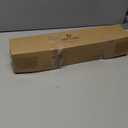 Black No Drill Curtain Rods for Windows 48 to 84 Inches, USFOOK 5/8 Inch Curtain Rods No Drilling with 3M Adhesive Holders, Adhesive Drapery Rod with Round Finials