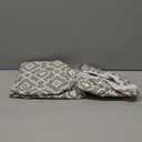 Small Ironing Board Cover and Pad 12.5"x30" Small Iron Board Cover with Padding, Tabletop Mini Ironing Board Cover and Pad Small Size, Cotton Canvas,Heat Resistant, Drawstring Geometric