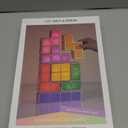 LOSCHEN Night Light,DIY Stackable LED 7 Colors Interlocking Induction Novelty Desk Lamp,3D Puzzle Magic Light Bright Toy for Kids Teens,Gamer Decor Ideal Gift (Plug)