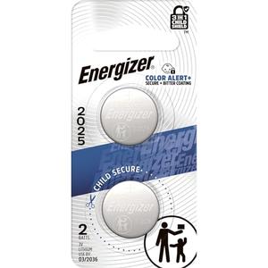 Energizer 2025 Batteries (2 Pack), 3V Lithium Coin Batteries