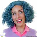 Maxwigs Envy Inside Out Wig – Turquoise Blue-Green Bob Cartoon Wig Riley's Jealous Emotion Personality Ayo Envious for Women’s Cosplay & Halloween Care Guide